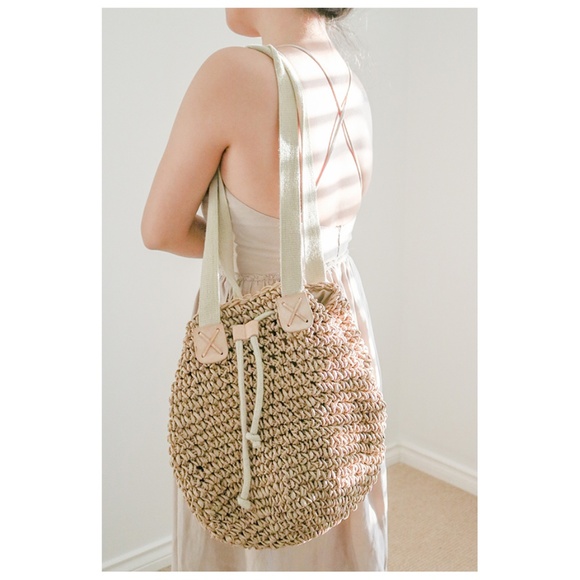 Vintage Cherokee Raffia bag - Picture 3 of 3